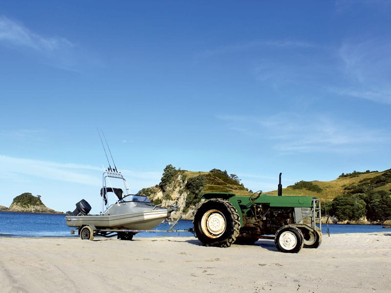 Boat tractor maintenance