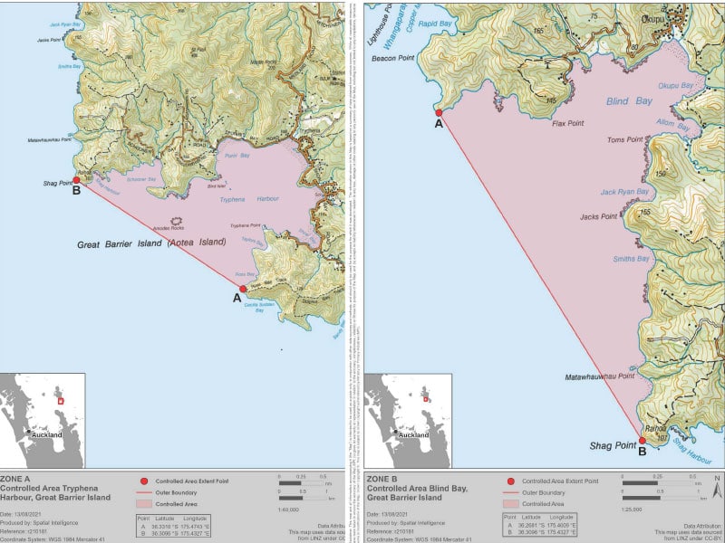 Restrictions on boating and fishing to stop spread of pest seaweed in Aotea